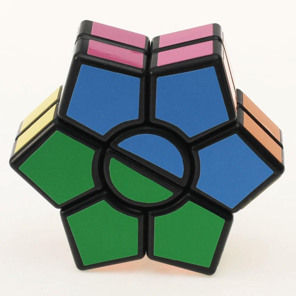 Rubik Biến Thể 6 cánh hoa DianSheng 2-Layer Super Square-1 Star Viền Đen