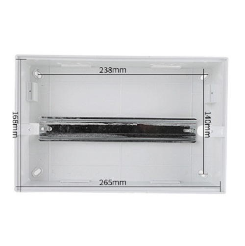 Vỏ tủ điện âm tường lắp 9-12 aptomat