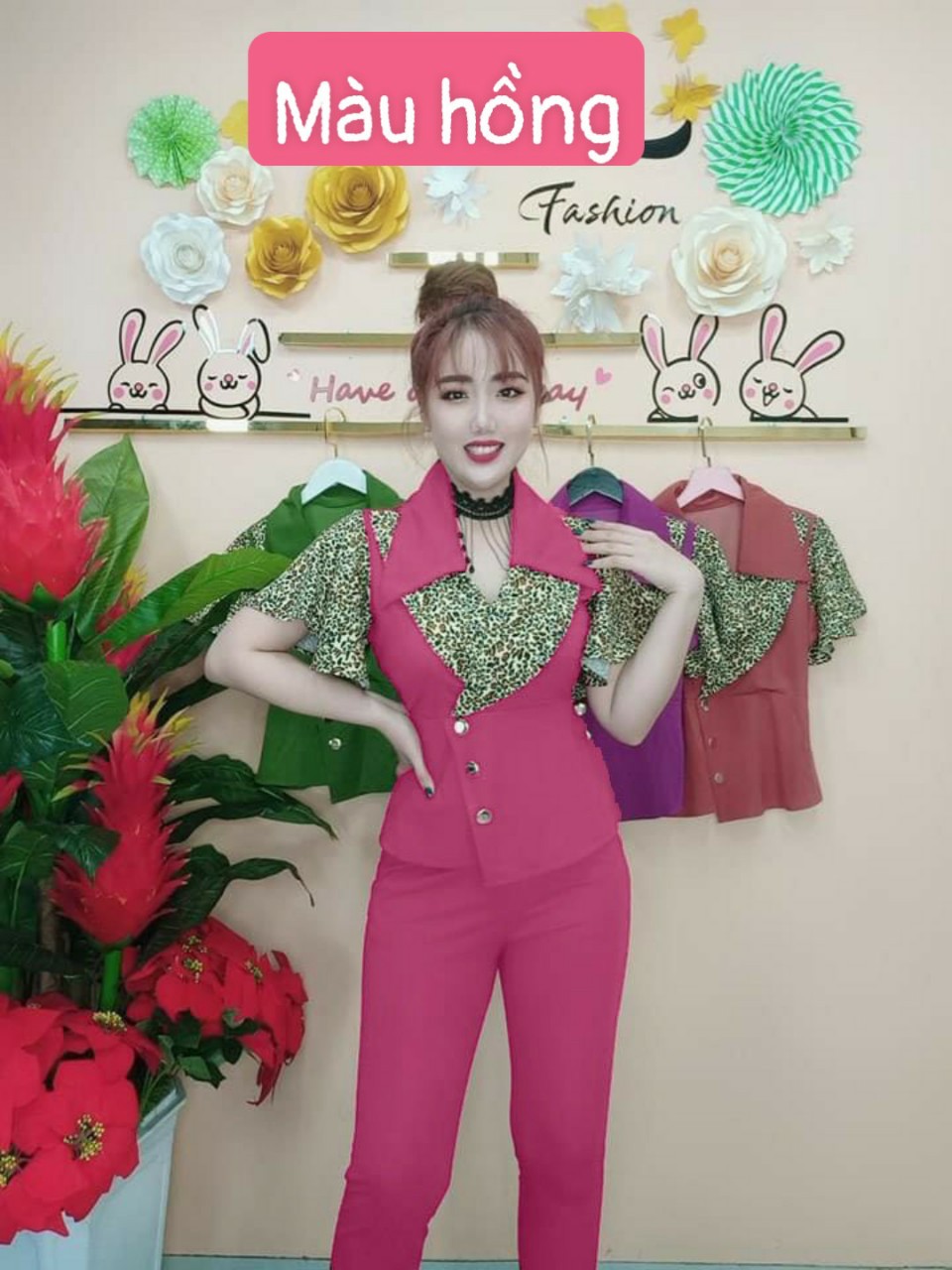 Sét bộ thun mặc đi chơi dễ thương 5 size từ 40 kg đến 75 kg.CHCH33