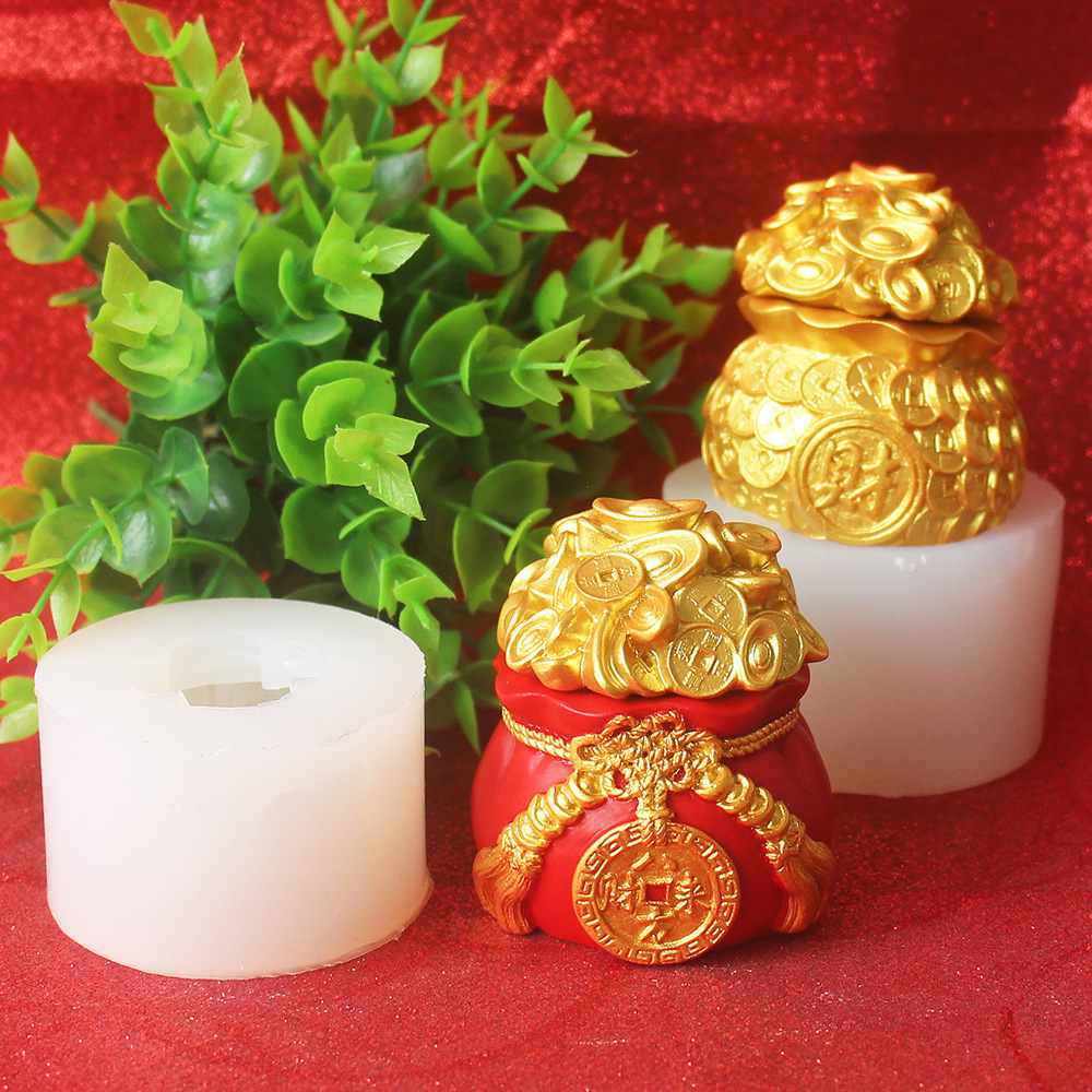 Set 2 Hủ Đựng Muối Gạo Thần Tài Lộc, May Mắn Đầu Năm Mới Trang Trí Ban Thờ, Bàn Làm Việc