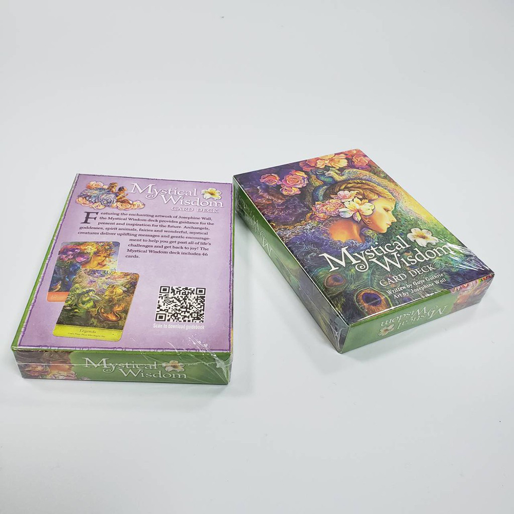 [Size Gốc] Bộ Bài Oracle Mystical Wisdom 46 Lá Bài Tặng Đá Thanh Tẩy