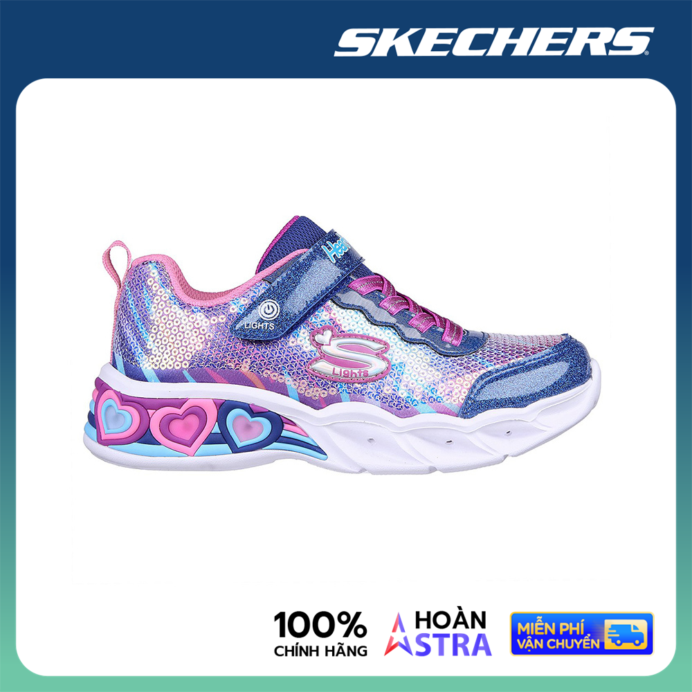 Skechers Bé Gái Giày Thể Thao Sweetheart Lights - 302313L-NVMT