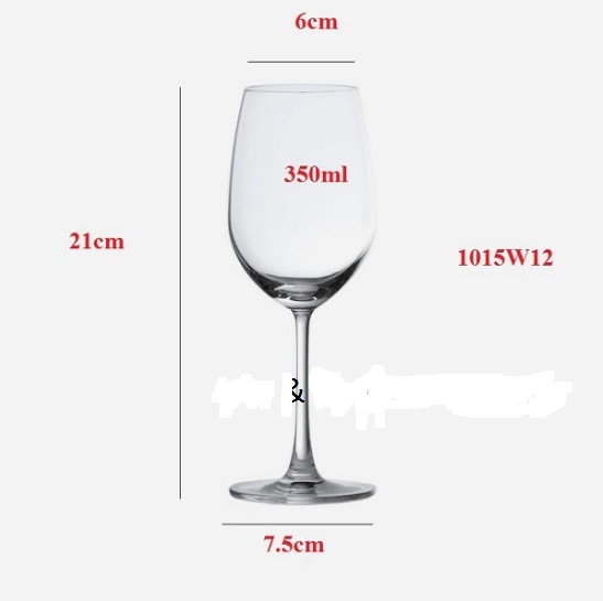 Ly Thủy Tinh Madison Red W.I.N.E 425ml | 1015R15 , 350ml | 1015W12 , Nhập Khẩu Thái Lan