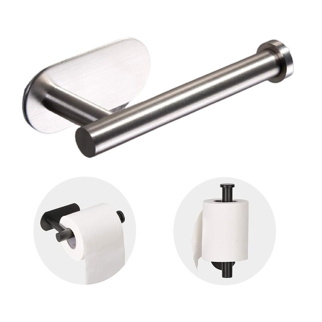 Giá - Móc Inox Treo Cuộn Giấy Vệ Sinh Trong Toilet Cao Cấp, Dán Tường Siêu Chắc, Không Khoan Tường. Kingler 4075