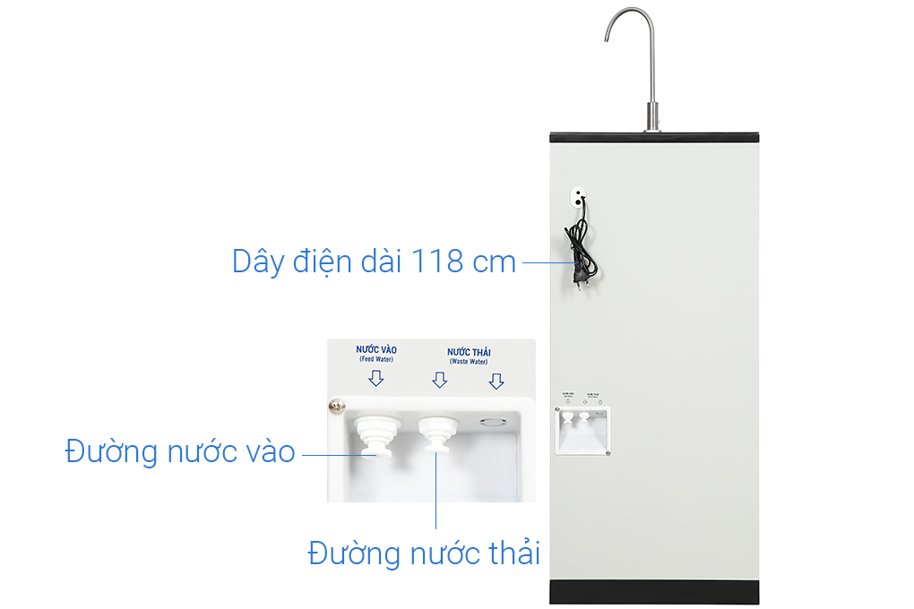 Máy lọc nước RO Robot SPRING-X10GUR 10 lõi - Hàng chính hãng