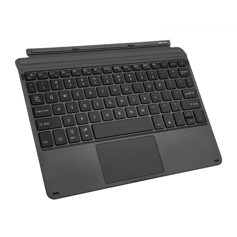 Bàn phím Bluetooth typer cover slim tích hợp đèn LED cho Surface Go Promax Go (Xám đen) - Hàng nhập khẩu