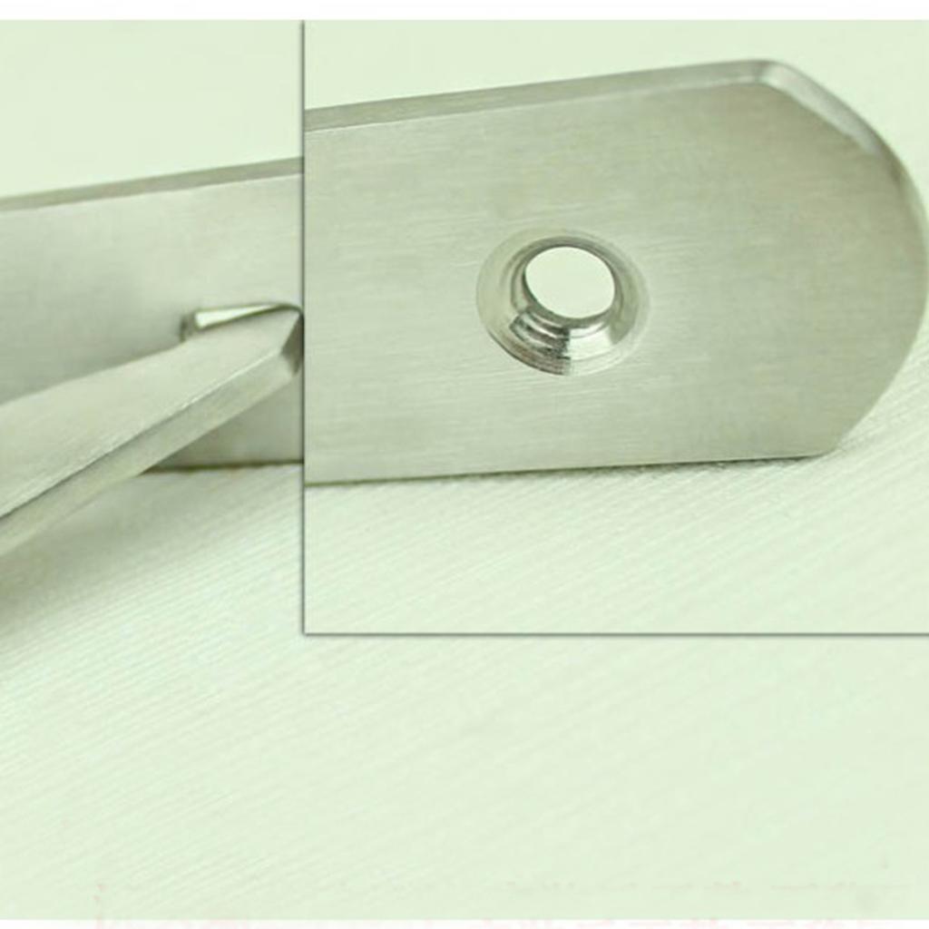 1 Pair Stainless  Shaped Wall Shelf Bracket Rack Support