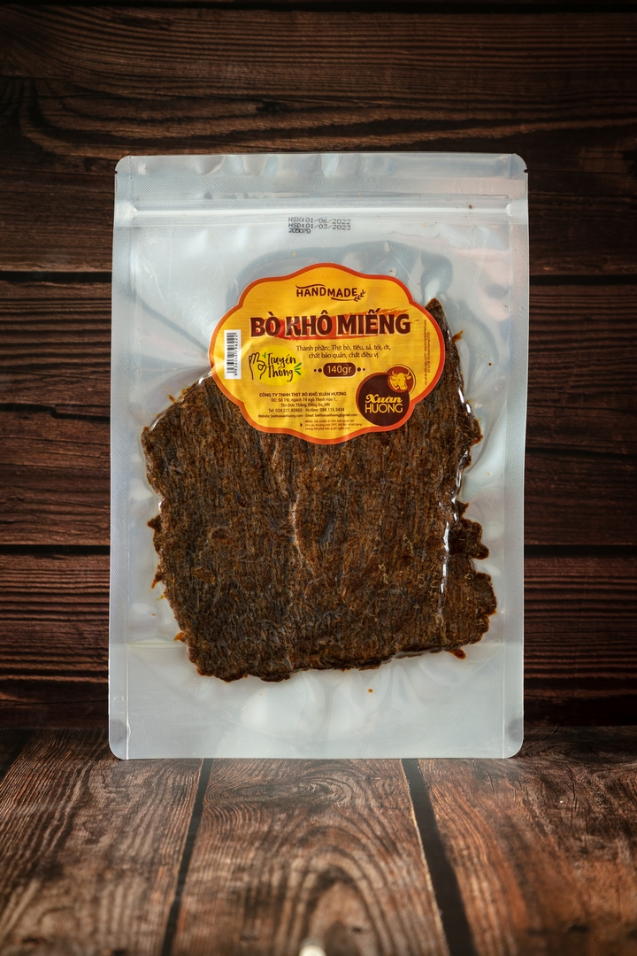 Bò Khô Miếng XUÂN HƯƠNG vị cay đặc biệt thơm ngon 140g