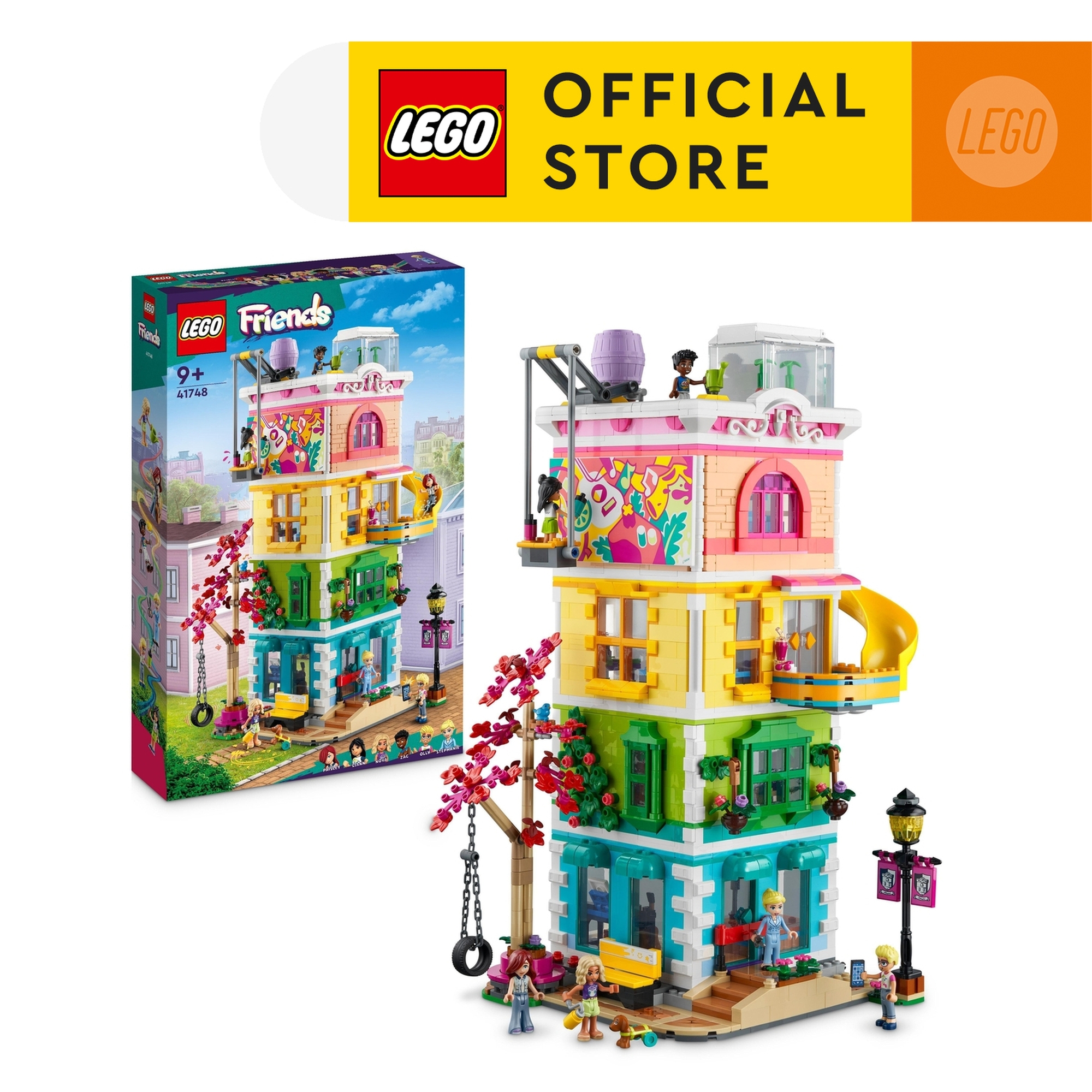 LEGO Friends 41748 Đồ chơi lắp ráp Cộng đồng trung tâm thành phố Heartlake (1,513 chi tiết)