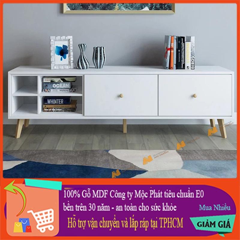 Made in VN Kệ tivi gia đình gỗ mdf 17mm công ty Mộc Phát độ bền trên 30 năm đẹp sang trọng AN55