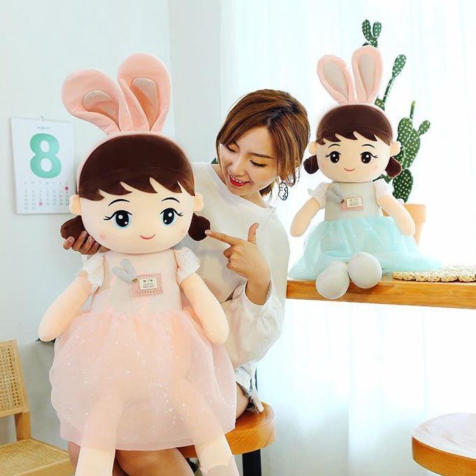 Búp bê tai thỏ , quà tặng cho bé size 60-80-1m