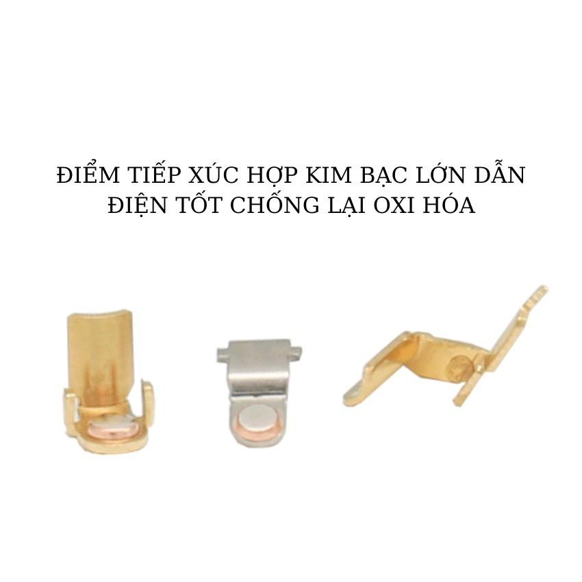 Công tắc điện-Công tắc đơn 1 chiều loại xịn pvc chống cháy toàn thân,khung thép chắc chắn siêu chất lượng trắng có viền