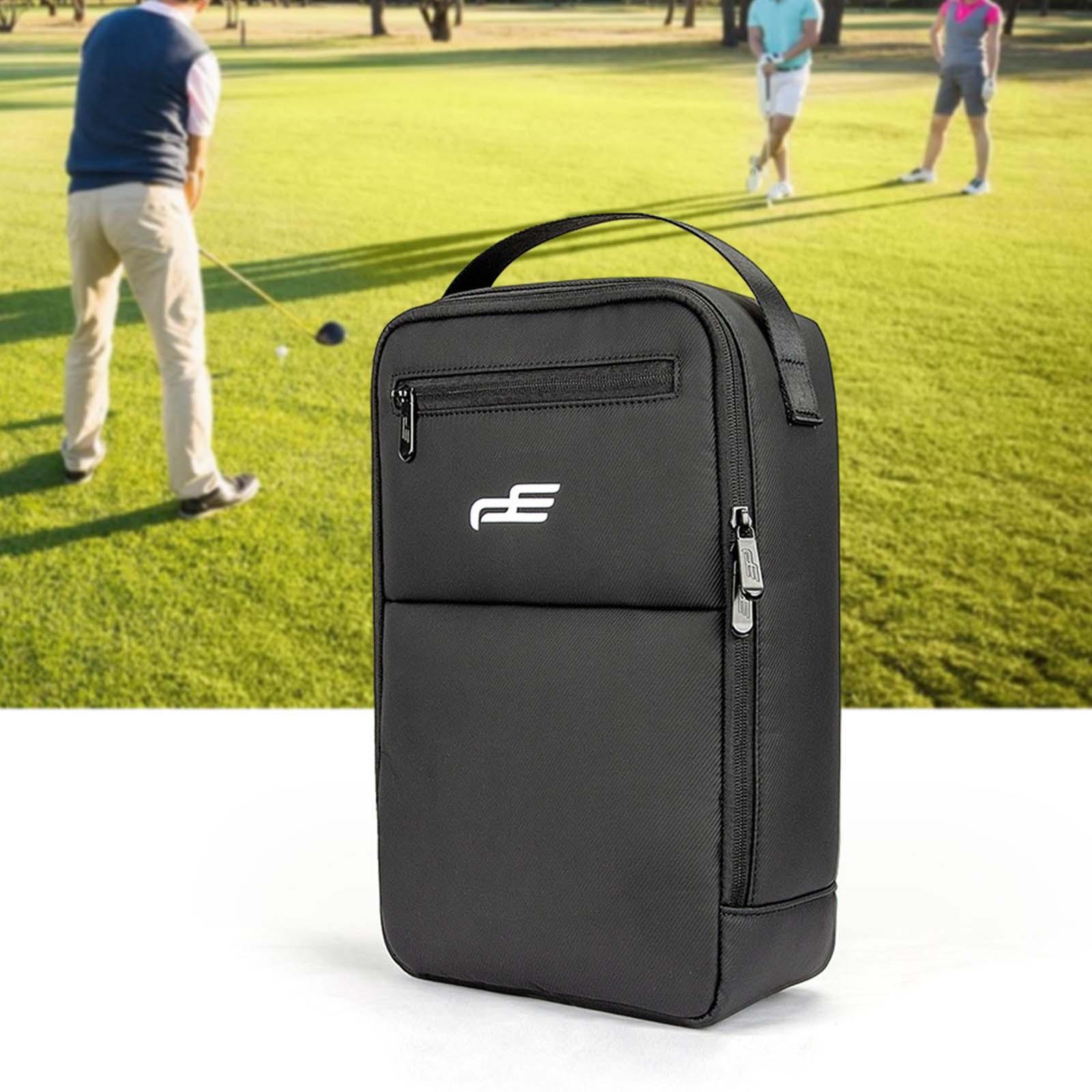 Golf Shoes Bag Golf Sneakers Bag Shoe Carrier Bags Zipper Tote Pouch Large Capacity Durable Shoe Storage Organizer Bag Golf Gift for Men Women