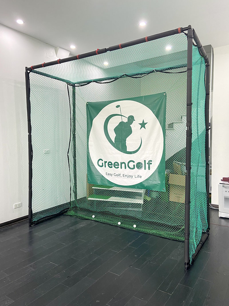 Khung Lưới Tập Golf Nhiều Kích Thước Tặng kèm Hồng Tâm/ 2 Lớp Lưới/ Tặng 10 Bóng/ Chơi Golf An Toàn Tại Nhà )