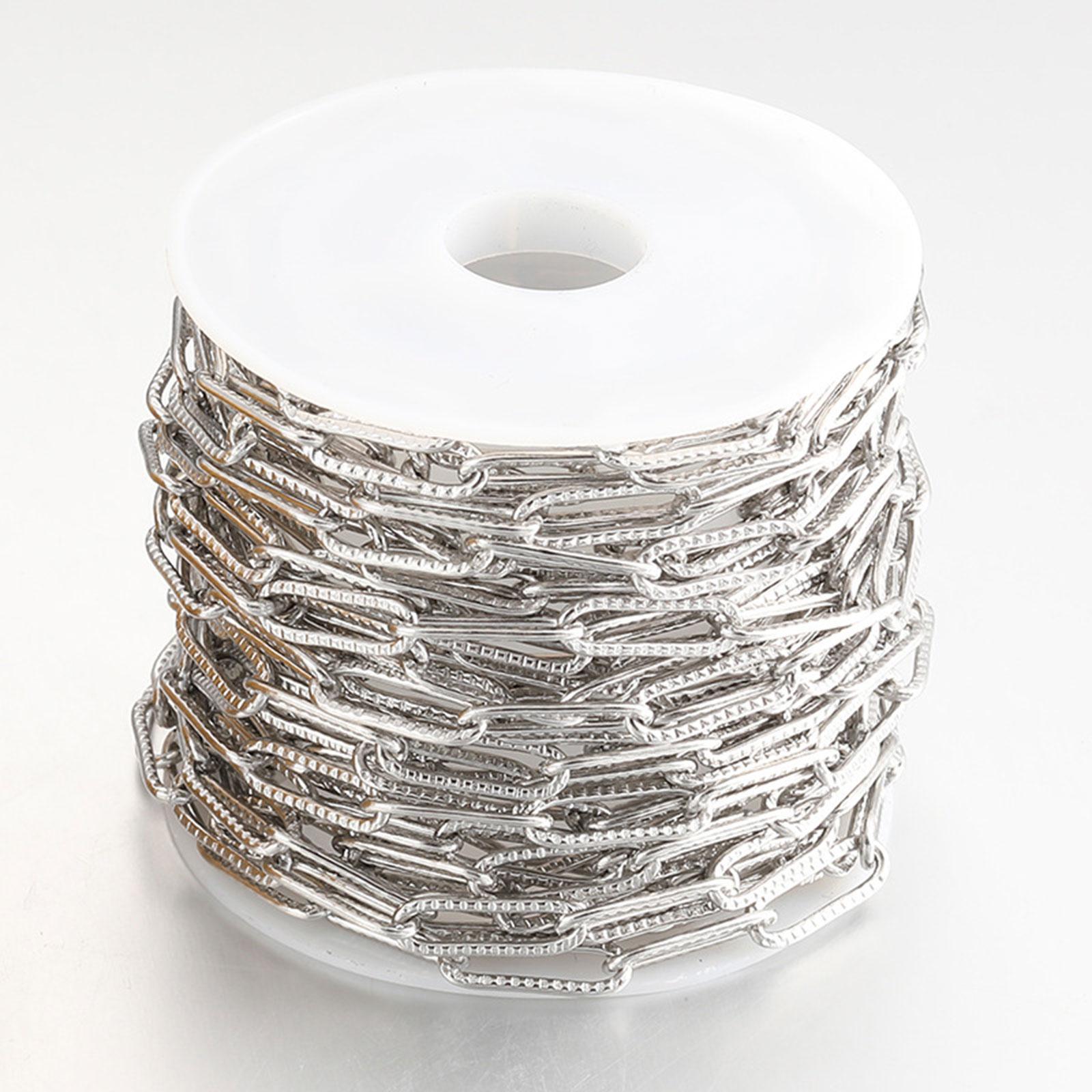 Paperclip Link Chain Link Chain Bulk for Handmaded Jewelry Supplies DIY