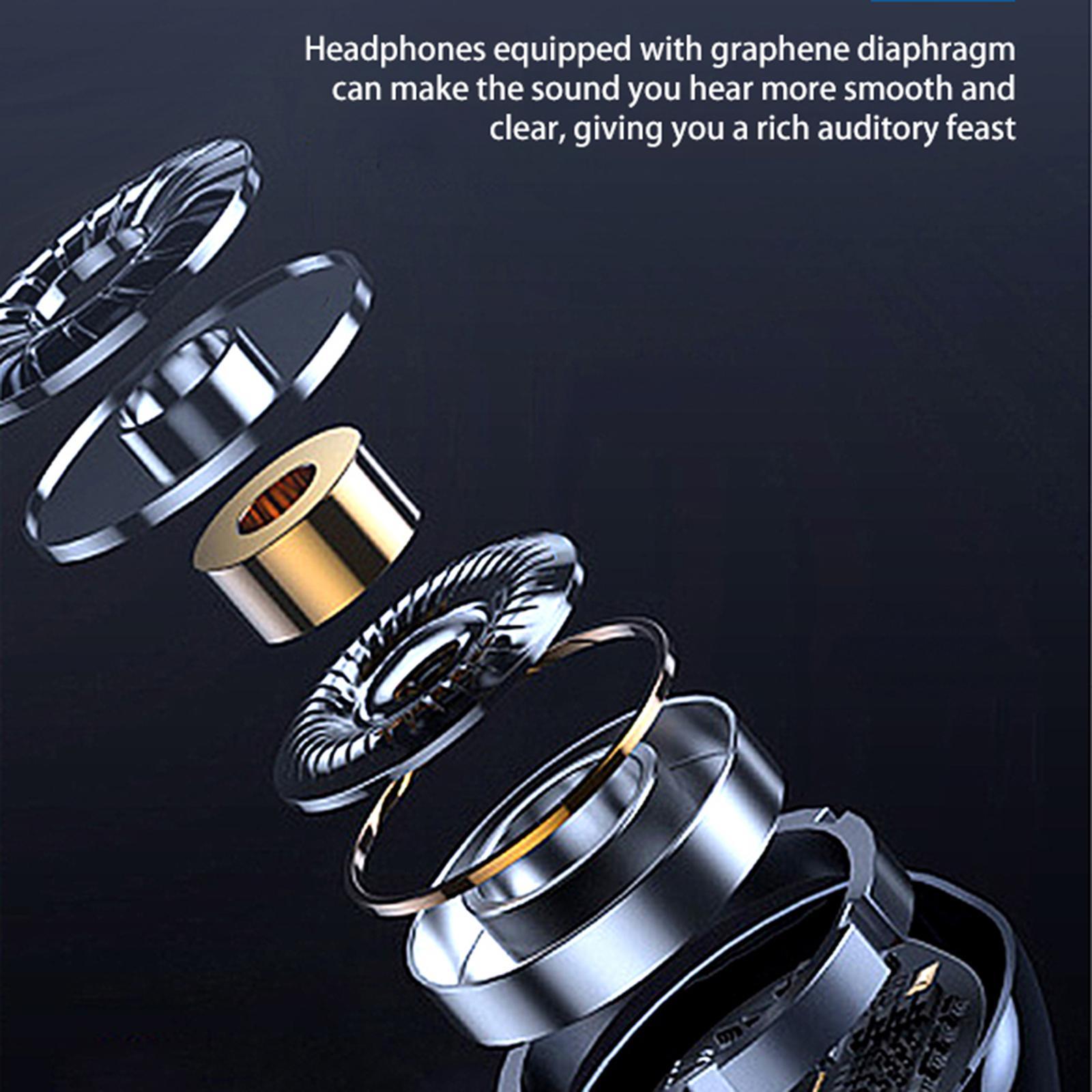 Bluetooth Headphones Neckband Sweatproof Stereo Earphones with Mic Wireless