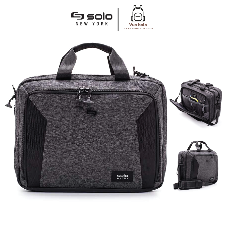 Túi xách Solo Voyage 15.6 inch - Kích thước Cao 31 x Ngang 45 x Rộng 15 cm - Mã NOM301-10 - Bảo hành Chính hãng bảo hành 05 năm - Dòng túi công sở cao cấp