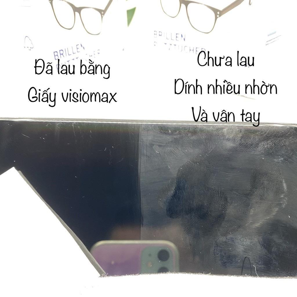 Khăn Lau Mắt Kính VisioMax - Hộp 52 Gói - An Toàn, Sạch - Bảo Vệ Kính Khỏi Bụi Bẩn, Vân Tay, Mờ , An Toàn Cho Mắt Kính- Kingler 7226