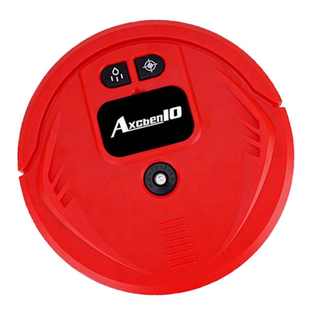 USB Rechargeable Robot Vacuum Cleaner Floor Duster With UV Lamp - Green