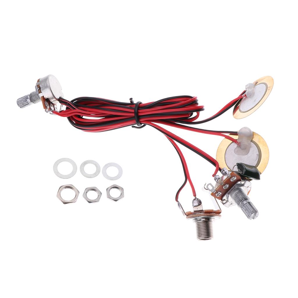 Piezo Acoustic Đầu Dò Cho Đàn Guitar Violin Ukulele