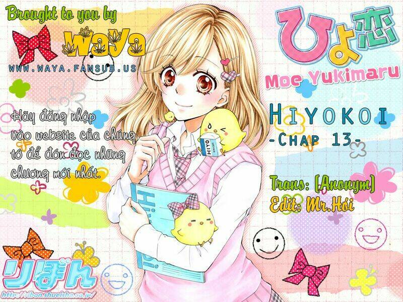 tình yêu của hiyo chapter 13 2