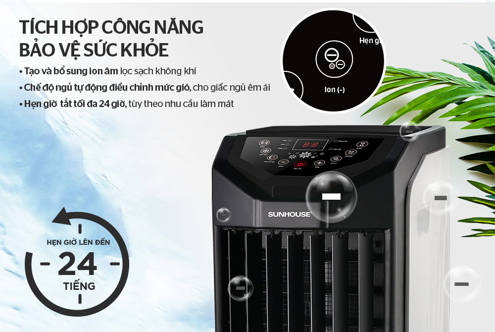 Quạt Điều Hòa Sunhouse SHD 7719 (100W) - Hàng chính hãng