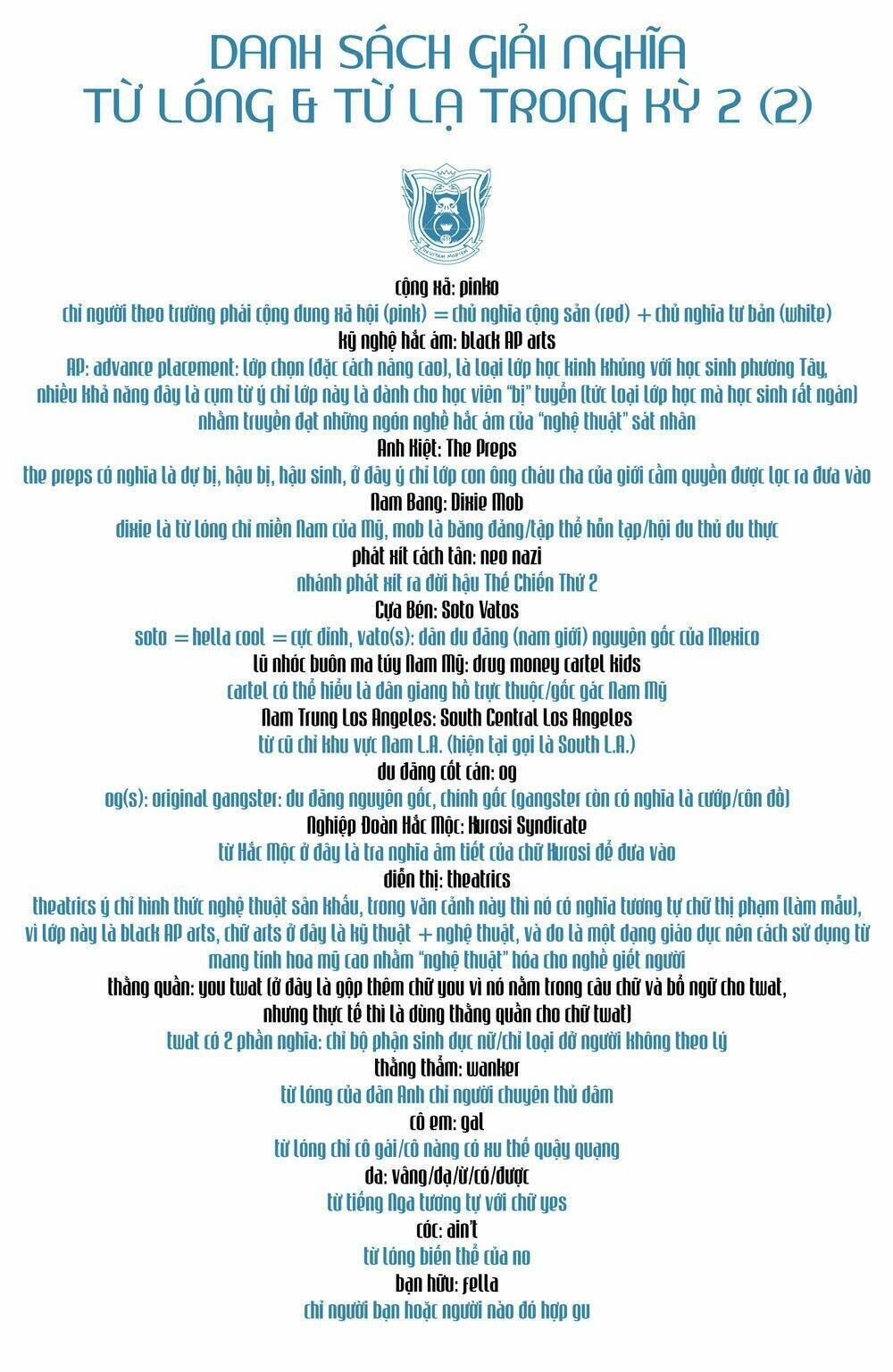 lớp học sát nhân chapter 2 7