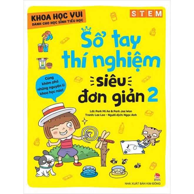 Sách - Combo Khoa Học Vui Cho Học Sinh Tiểu Học - Sổ Tay Thí Nghiệm Siêu Đơn Giản ( 2 Tập ) - NXB Kim Đồng