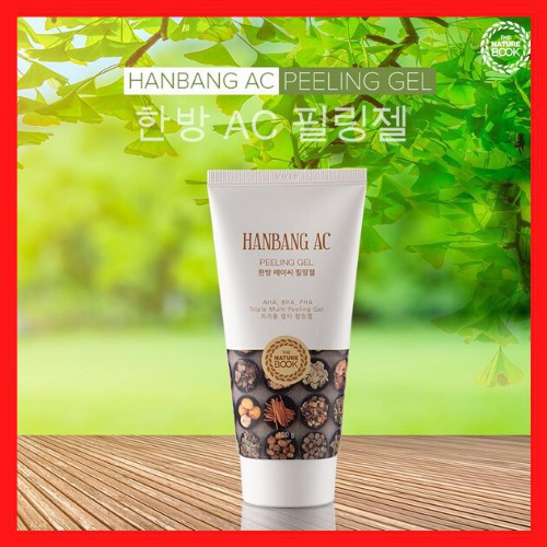 Tẩy da chết sạch mụn Đông Y The Nature Book Hanbang AC Peeling Gel 120ml