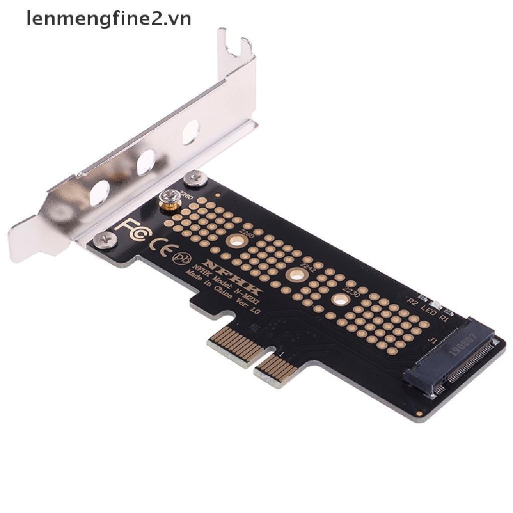 Thẻ FCC chuyển đổi NVMe PCIe M.2 NGFF SSD sang PCIe có giá đỡ