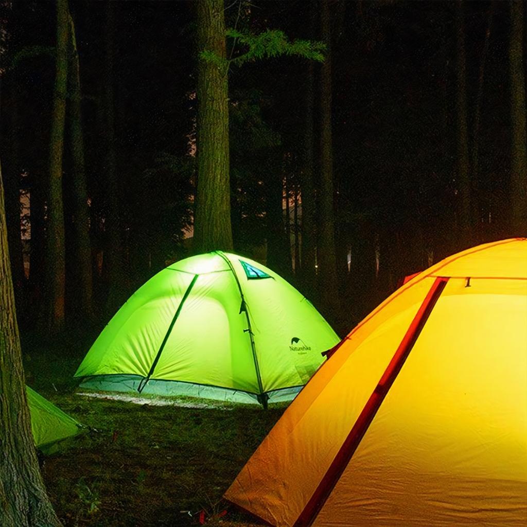 Lều cắm trại 2 người,Lều camping NatureHike NH18Z022-P hai lớp chính hãng