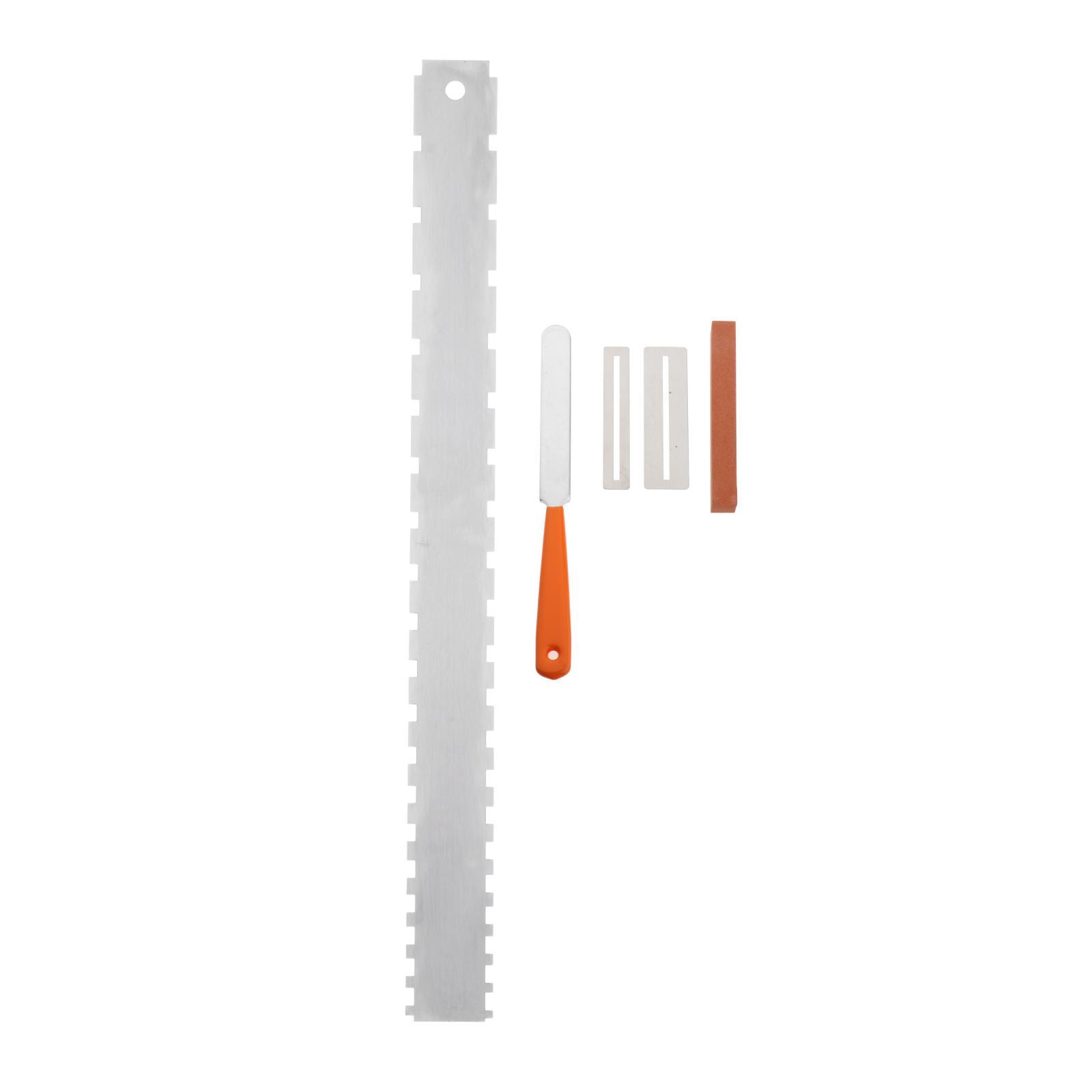 Guitar Neck Notched Straight Edge Fret Rocker File Luthier Tools 5pcs