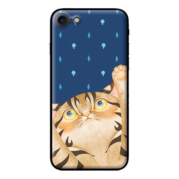 Ốp in cho iPhone 8 Mèo Xanh - Hàng chính hãng