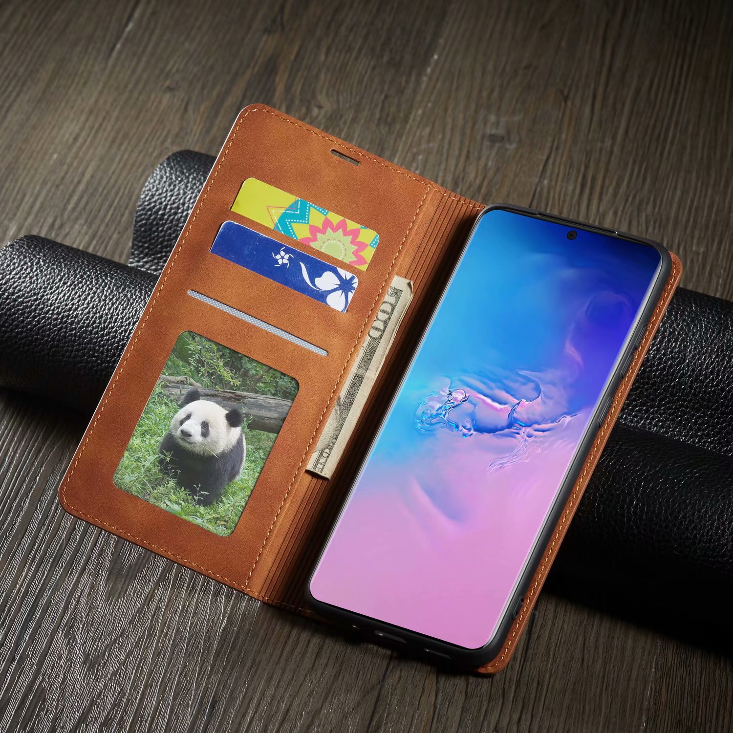 Bao da dành cho Samsung Galaxy Note 20 Ultra dạng ví chính hãng Forwenw cao cấp - Hàng nhập khẩu ( Tặng kính cường lực bảo vệ Camera )