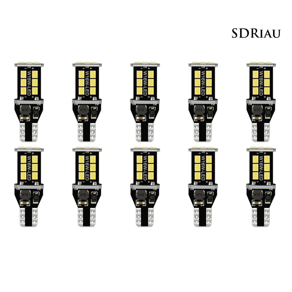 Set 10 Đèn Led W16W T15 Gắn Đuôi Xe Ô Tô / Xe Tải