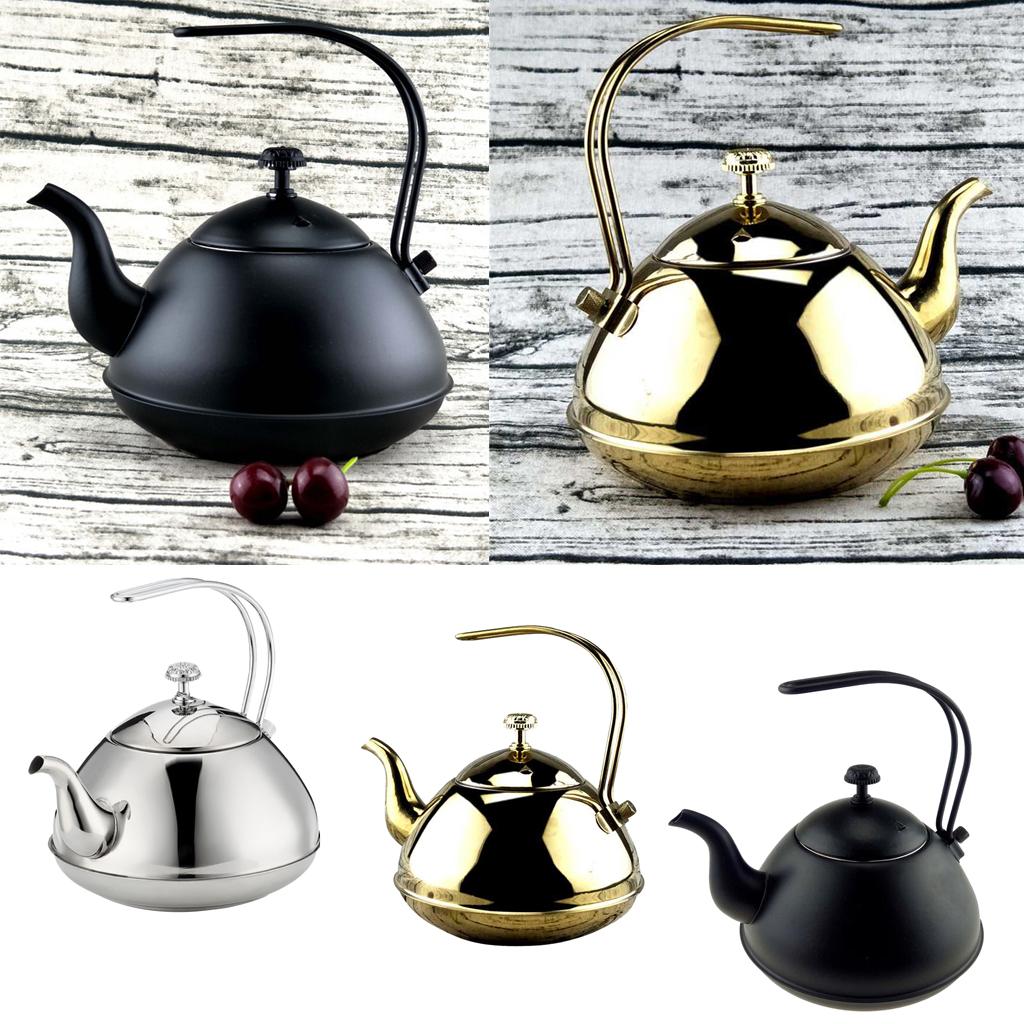 2L Whistling Tea Kettle with Handle Stainless Steel Teapot for Stovetops