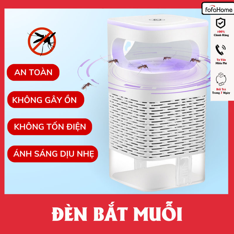 Đèn Bắt Muỗi Máy Bắt Muỗi Công Nghệ Cao Đèn Muỗi Thông Minh Kiêm Đèn Ngủ Cổng Sạc USB