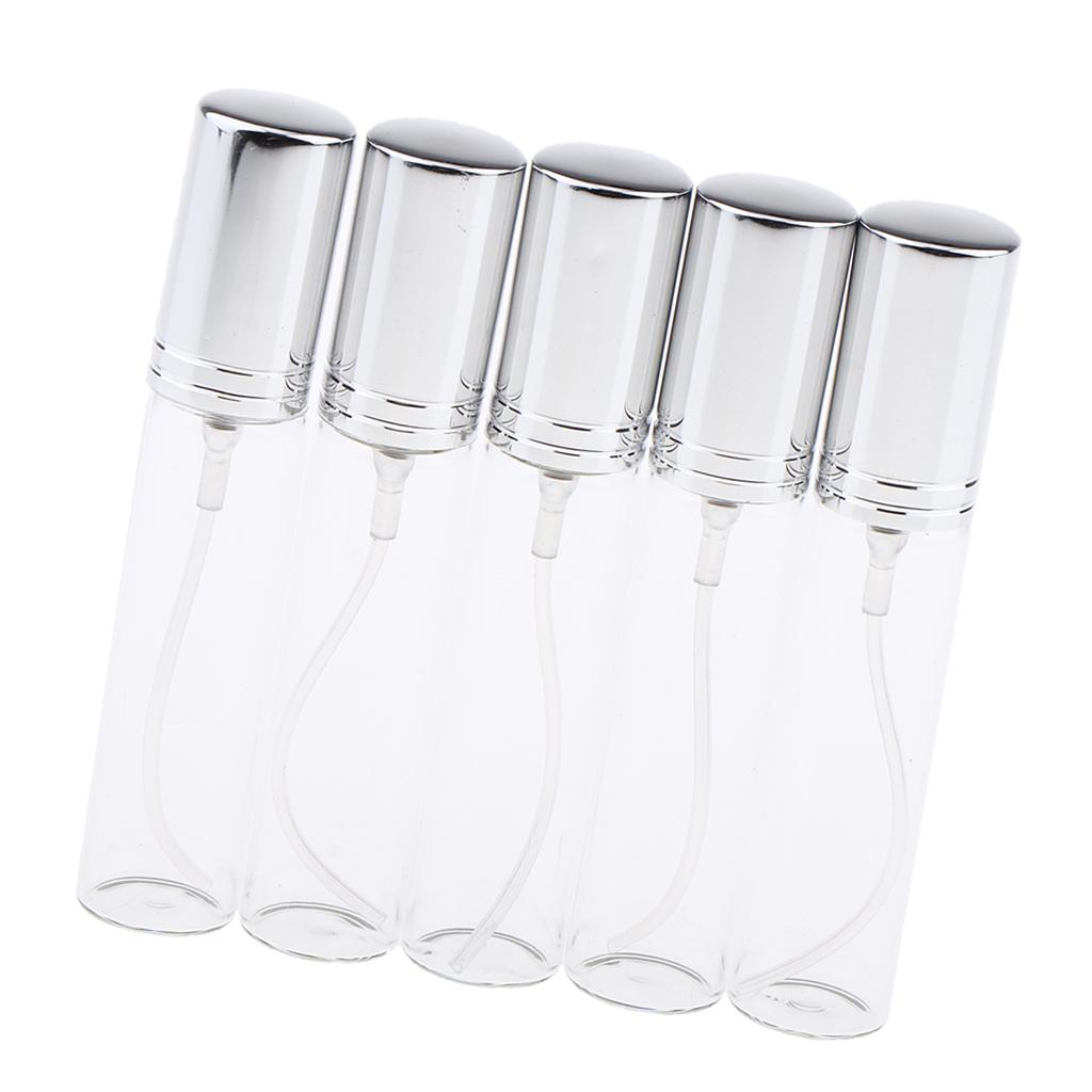 15 Pieces 10ml Empty Refillable Glass Perfume Spray Bottles Travel Vials