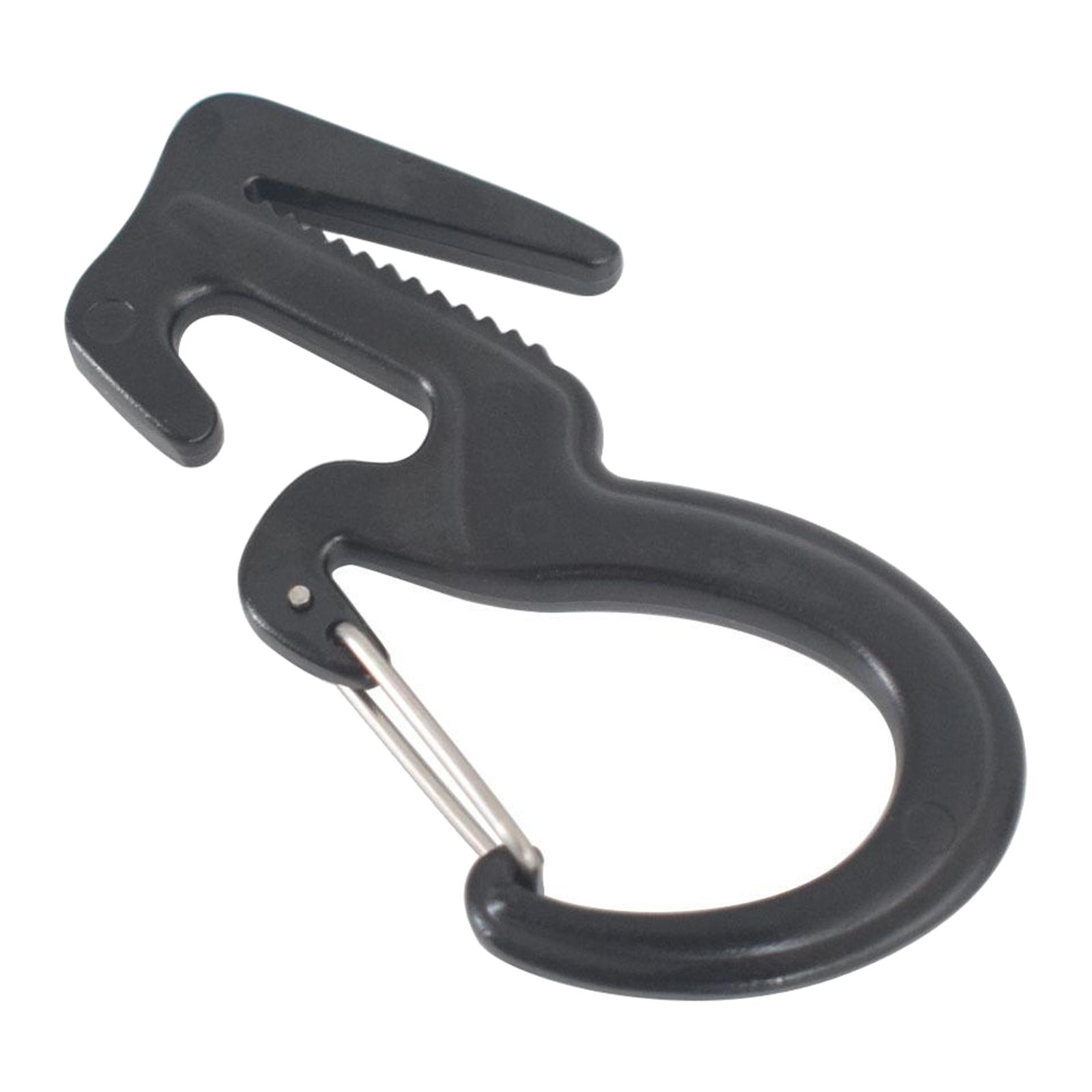 Spring Snap Hook, Aluminium Alloy Carabiner Steel Clips Keychain Heavy Duty Quick Link for Camping Hiking Traveling Fishing