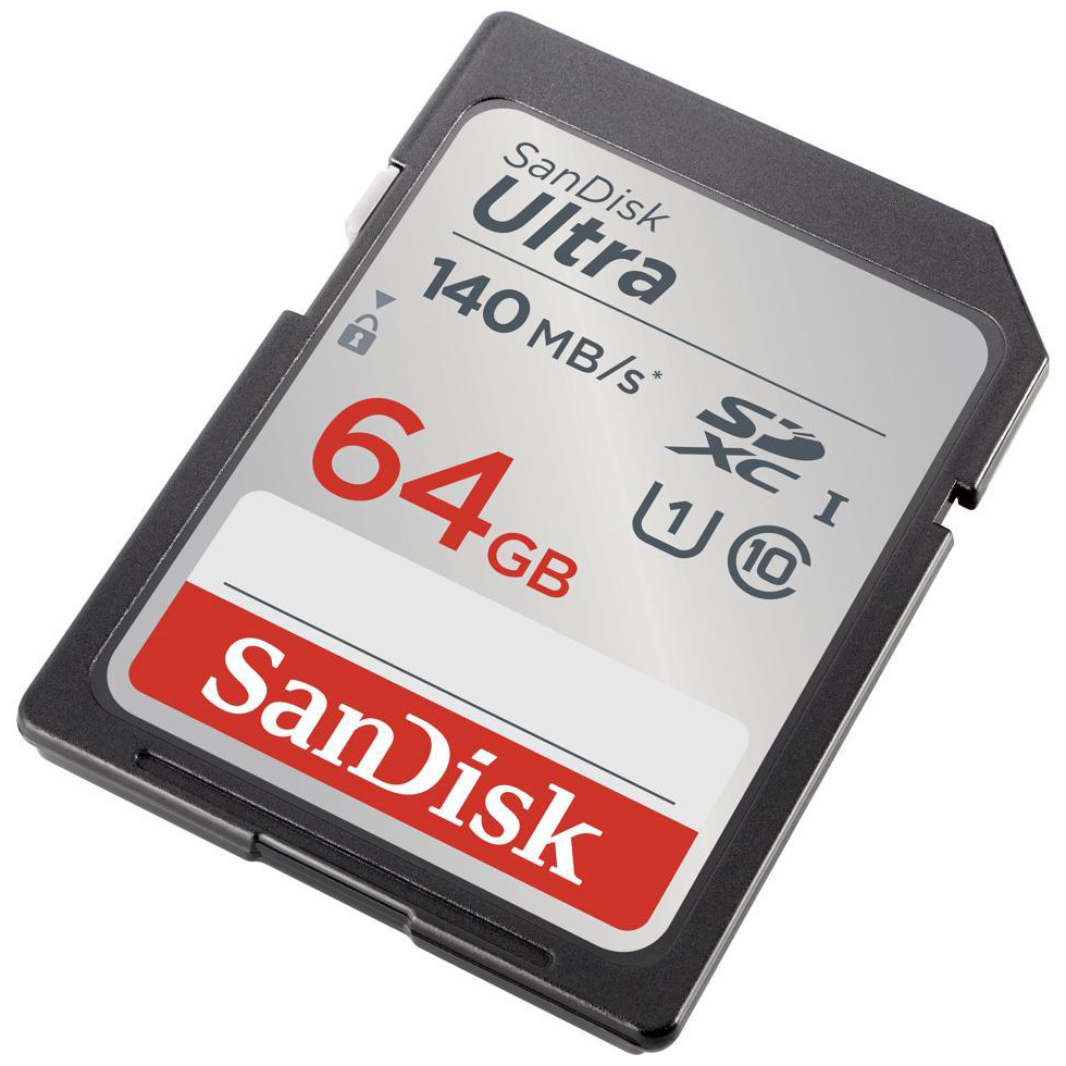 Thẻ nhớ SDXC SanDisk Ultra 140MB/s 64GB - Hàng Nhập Khẩu