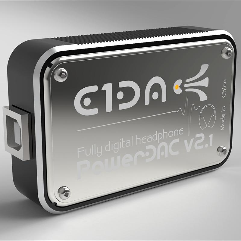 PowerDAC v2.1 E1DA Bộ khuếch đại tai nghe PEQ DSP BLE DAC với Bộ chuyển đổi 2.5/3.5 và Cáp