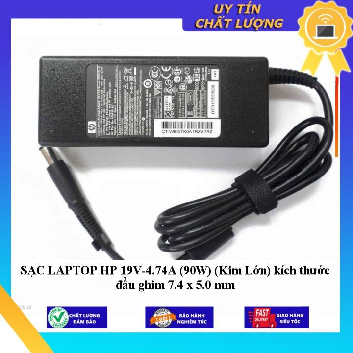 SẠC cho LAPTOP HP 19V-4.74A kích thước đầu ghim 7.4 x 5.0 mm - Hàng Nhập Khẩu New Seal