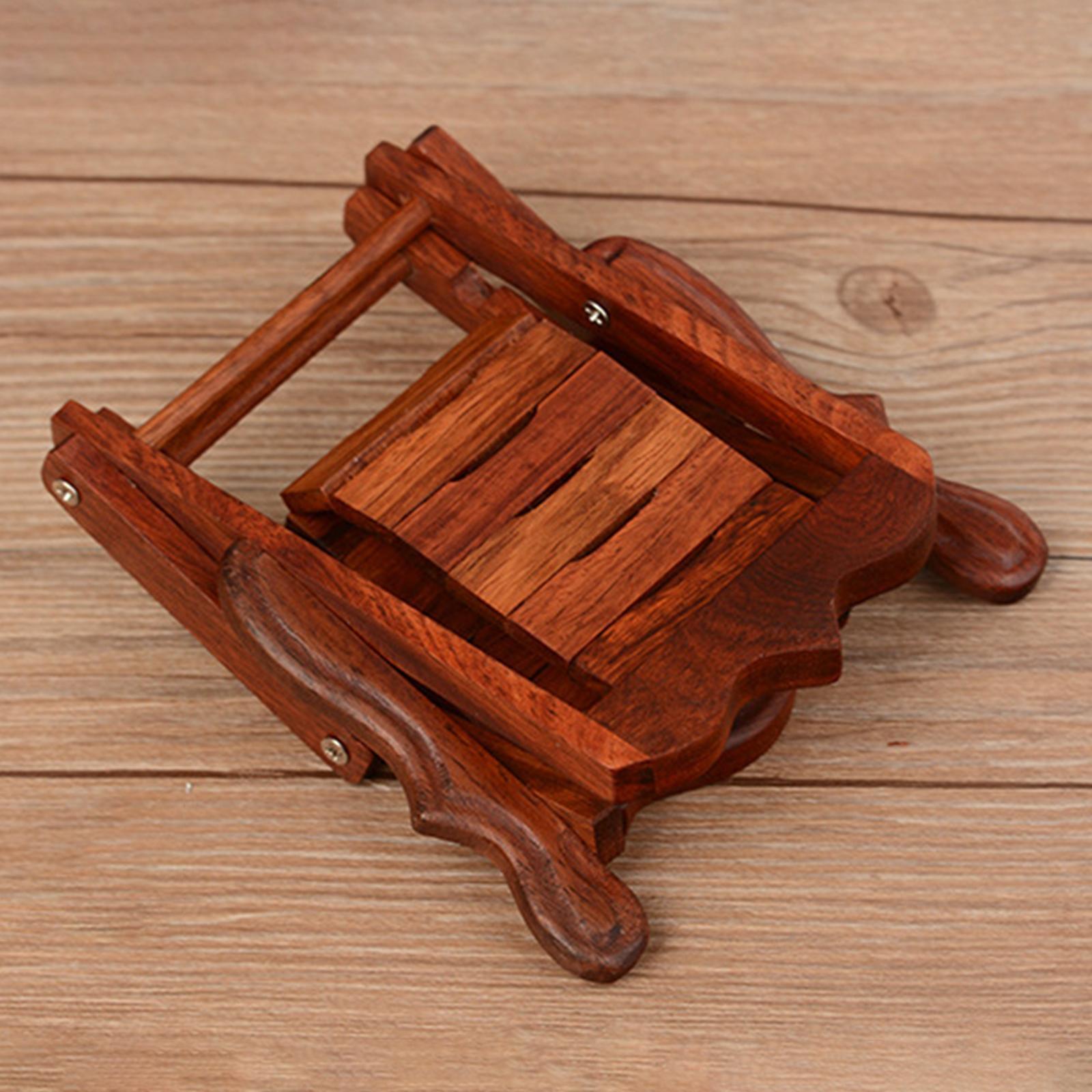 Wooden Deck Chair Desktop Phone Holder Bracket Support Decorative for Travel