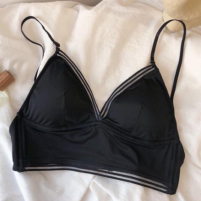 Bralette Trơn Hở Lưng Đệm Mỏng B321