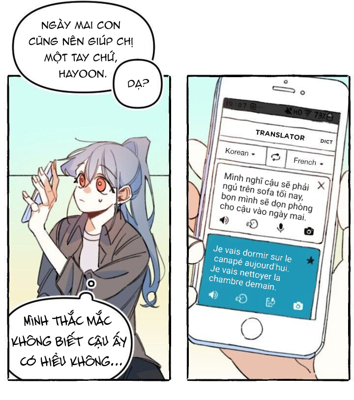 tình yêu có cần app dịch? chapter 2 37