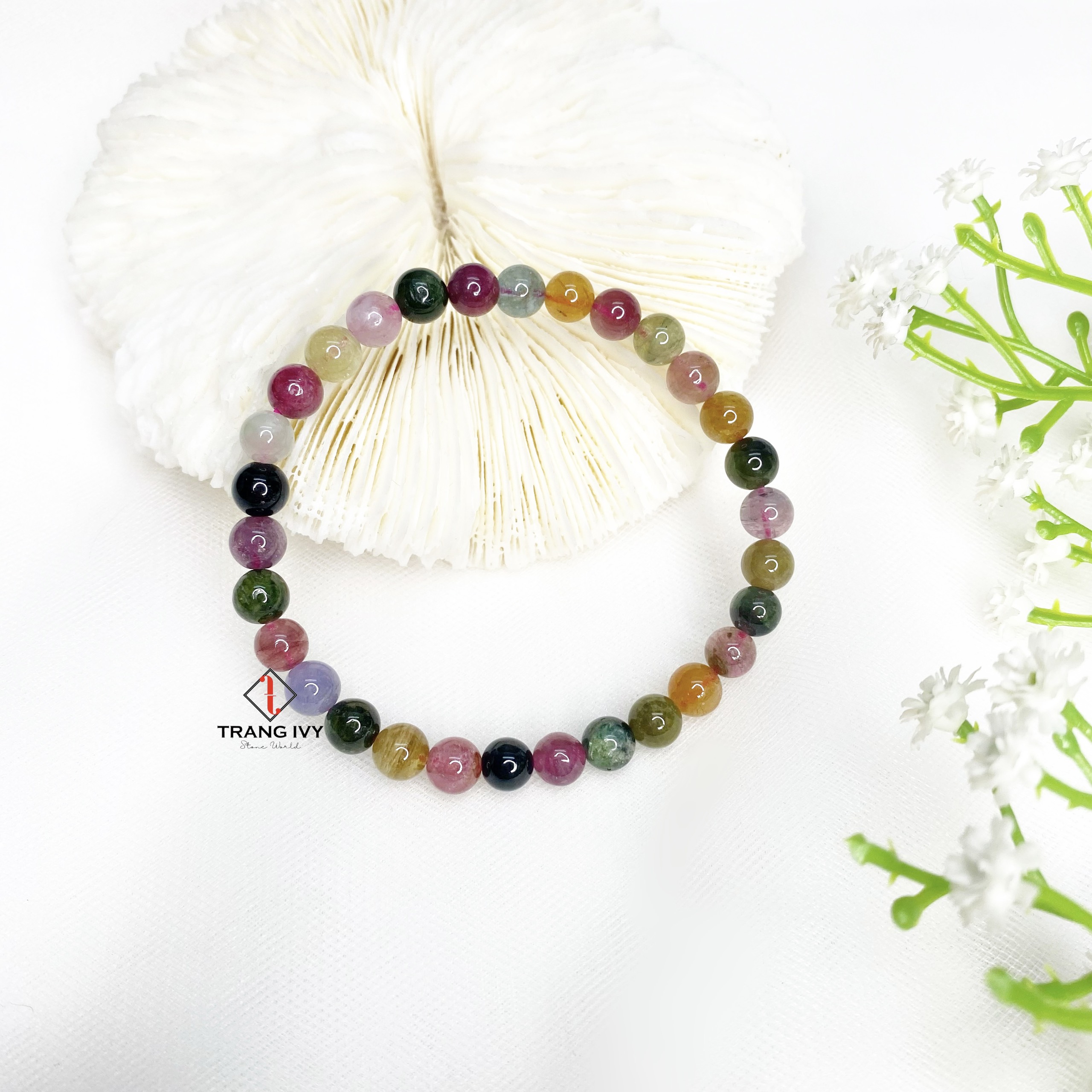 Vòng Tay Tourmaline Đa Sắc