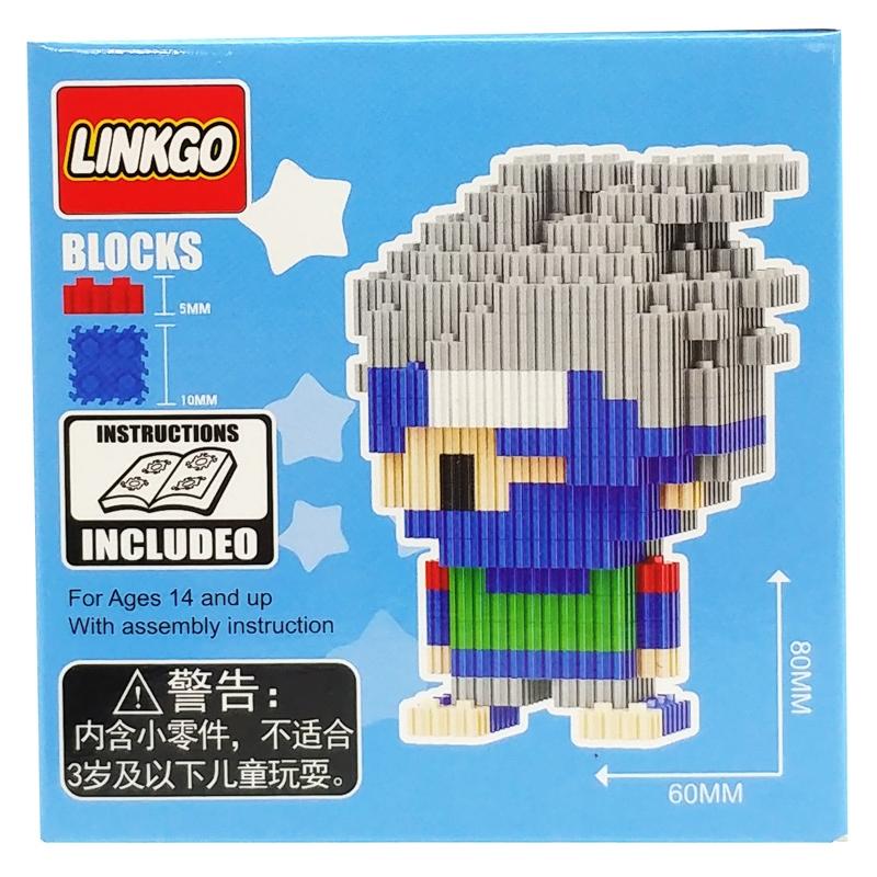 Đồ Chơi Lắp Ráp Mô Hình Nhân Vật Naruto - LinkGo 68119 - Kakashi