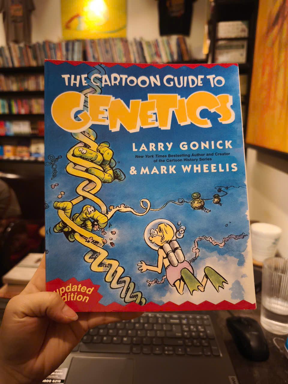 Sách - The Cartoon Guide to Genetics by Larry Gonick - Science / Nonfiction / Biology
