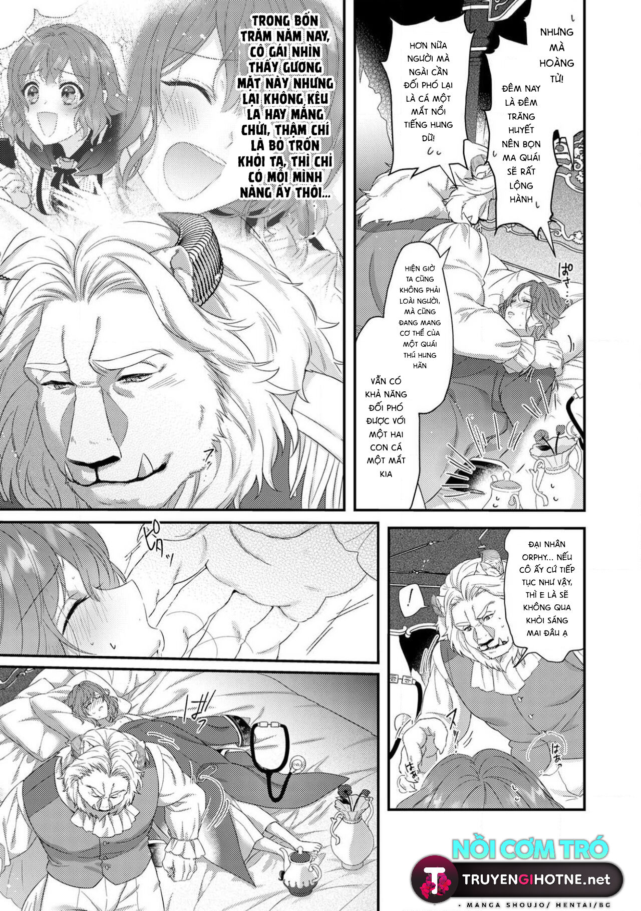 cô gái trinh trắng và quái thú chapter 3.2 10