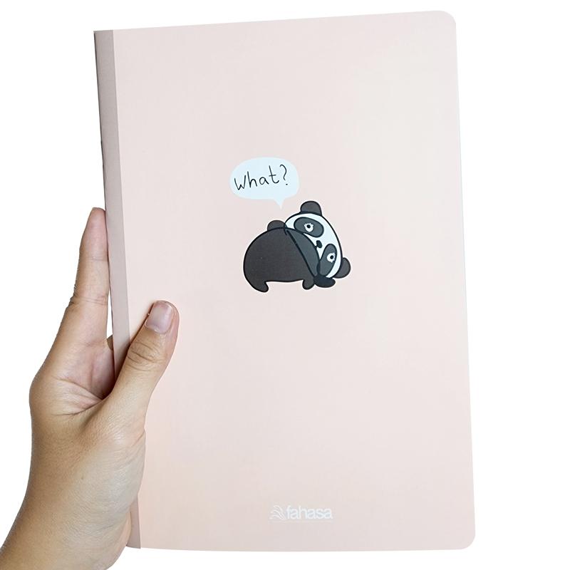 Combo 5 Tập Sinh Viên Cute Animal - Miền Nam - Kẻ Ngang Có Chấm - 200 Trang 80gsm - Fahasa 01 - Tặng Nhãn Vở Kèm Sticker